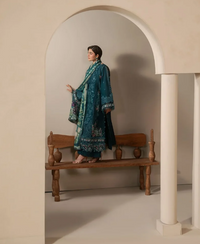 Elaf Premium | E Craft Chikankari 26 | EHC-2A MOSS by Elaf Premium - Designer Dress  - Type : Ladies Clothes - Available at Libayah - 100% Original 