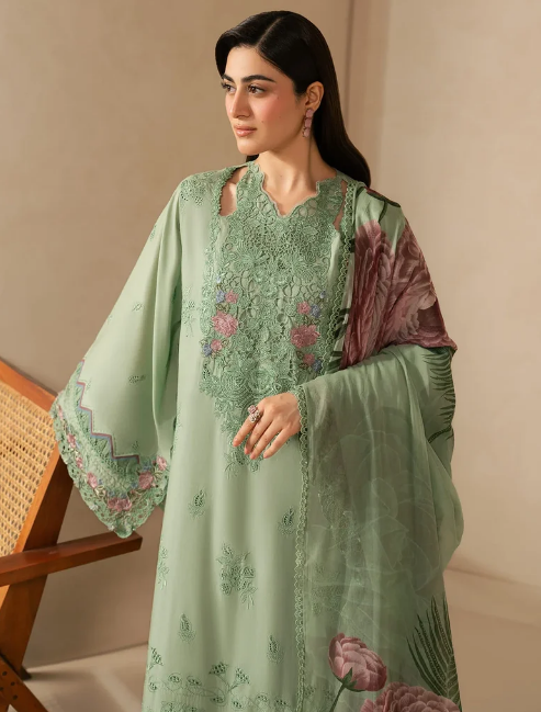 Elaf Premium | E Craft Chikankari 26 |EHC-4B ALOE by Elaf Premium - Designer Dress  - Type : Ladies Clothes - Available at Libayah - 100% Original 