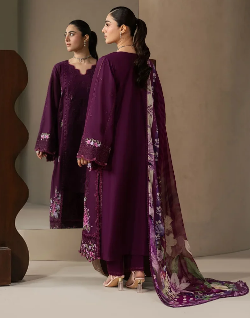 Elaf Premium | E Craft Chikankari 26 |EHC-2B CASSIS by Elaf Premium - Designer Dress  - Type : Ladies Clothes - Available at Libayah - 100% Original 