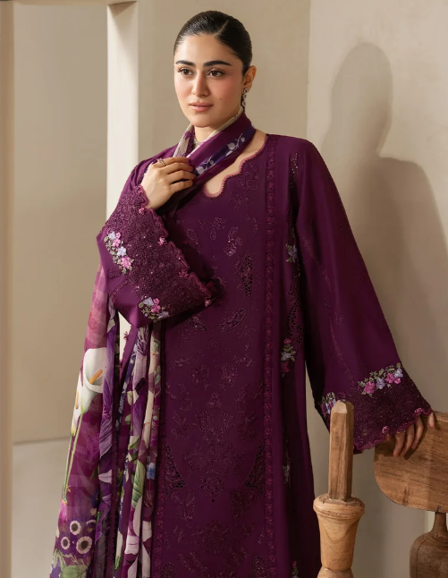 Elaf Premium | E Craft Chikankari 26 |EHC-2B CASSIS by Elaf Premium - Designer Dress  - Type : Ladies Clothes - Available at Libayah - 100% Original 