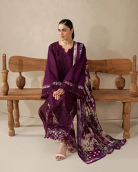 Elaf Premium | E Craft Chikankari 26 |EHC-2B CASSIS by Elaf Premium - Designer Dress  - Type : Ladies Clothes - Available at Libayah - 100% Original 