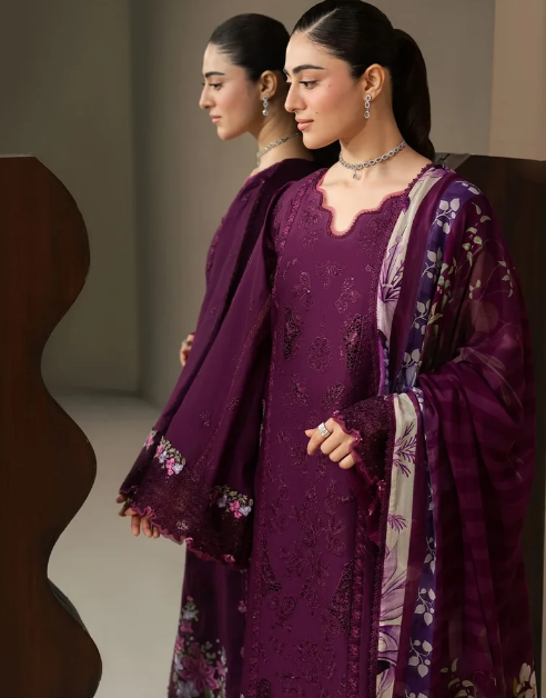 Elaf Premium | E Craft Chikankari 26 |EHC-2B CASSIS by Elaf Premium - Designer Dress  - Type : Ladies Clothes - Available at Libayah - 100% Original 