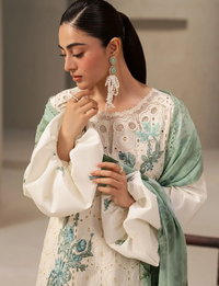 Elaf Premium | E Craft Chikankari 26 |EHC-1A VANILLA by Elaf Premium - Designer Dress  - Type : Ladies Clothes - Available at Libayah - 100% Original 