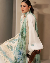 Elaf Premium | E Craft Chikankari 26 |EHC-1A VANILLA by Elaf Premium - Designer Dress  - Type : Ladies Clothes - Available at Libayah - 100% Original 