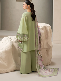 Elaf Premium | E Craft Chikankari 26 | EHC-6A BASIL by Elaf Premium - Designer Dress  - Type : Ladies Clothes - Available at Libayah - 100% Original 