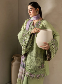 Elaf Premium | E Craft Chikankari 26 | EHC-6A BASIL by Elaf Premium - Designer Dress  - Type : Ladies Clothes - Available at Libayah - 100% Original 