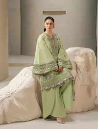 Elaf Premium | E Craft Chikankari 26 | EHC-6A BASIL by Elaf Premium - Designer Dress  - Type : Ladies Clothes - Available at Libayah - 100% Original 