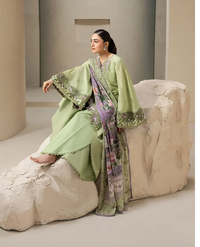 Elaf Premium | E Craft Chikankari 26 | EHC-6A BASIL by Elaf Premium - Designer Dress  - Type : Ladies Clothes - Available at Libayah - 100% Original 