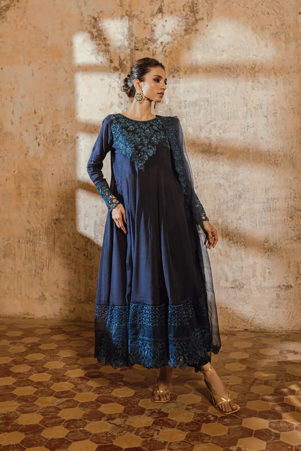Azure | Embroidered Formals | Sea Bliss by Azure - Designer Dress - Type: Ladies Clothes - Available at Libayah - 100% Original