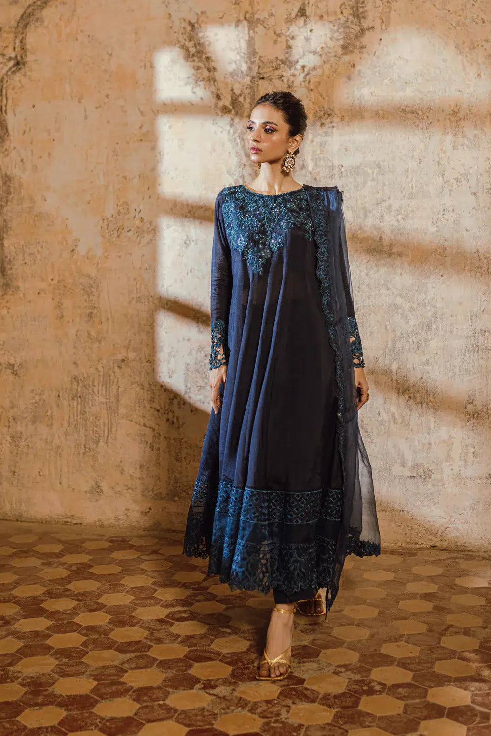 Azure | Embroidered Formals | Sea Bliss by Azure - Designer Dress - Type: Ladies Clothes - Available at Libayah - 100% Original