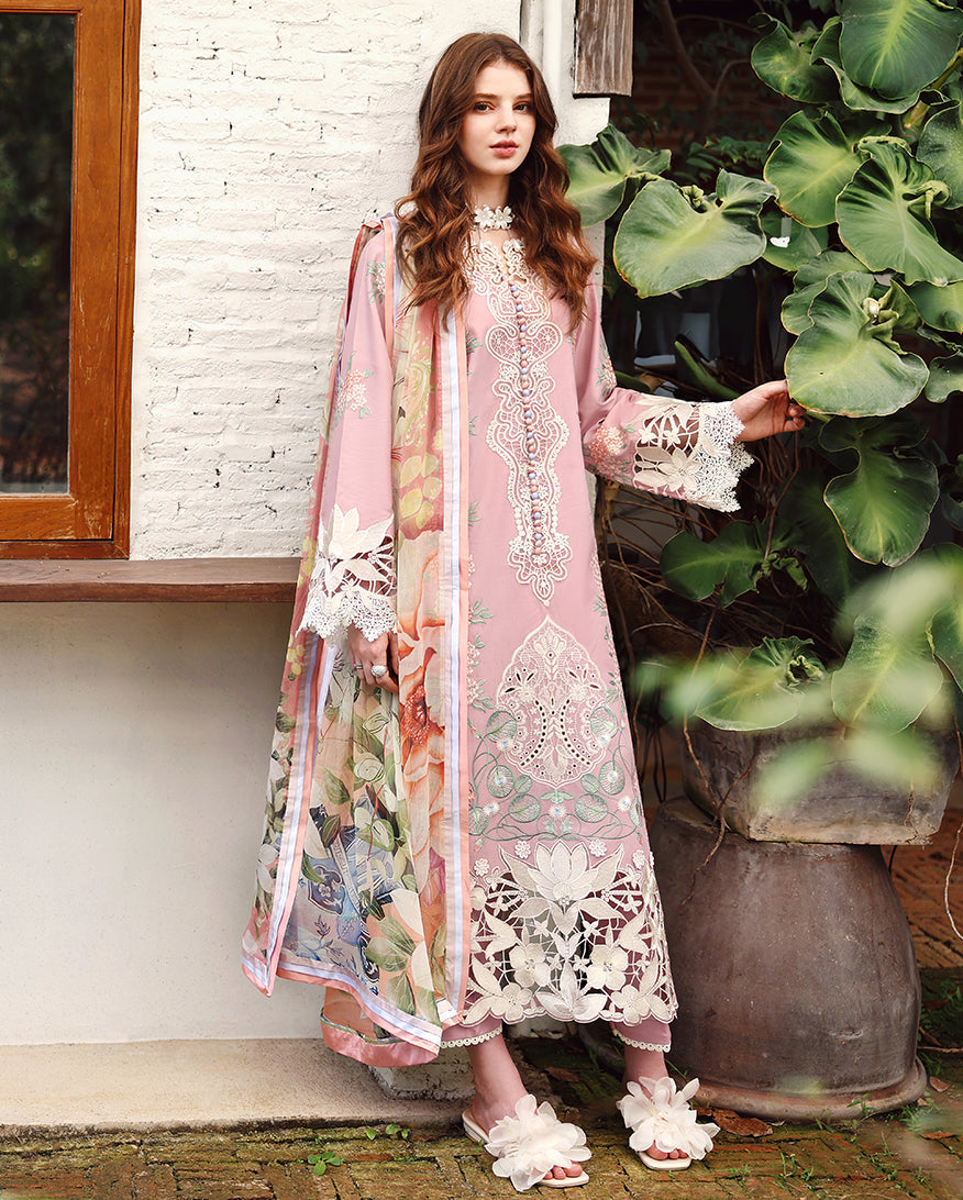 Mushq | The Secret Garden Lawn | Secret Petals by Mushq - Designer Dress  - Type : Ladies Clothes - Available at Libayah - 100% Original 