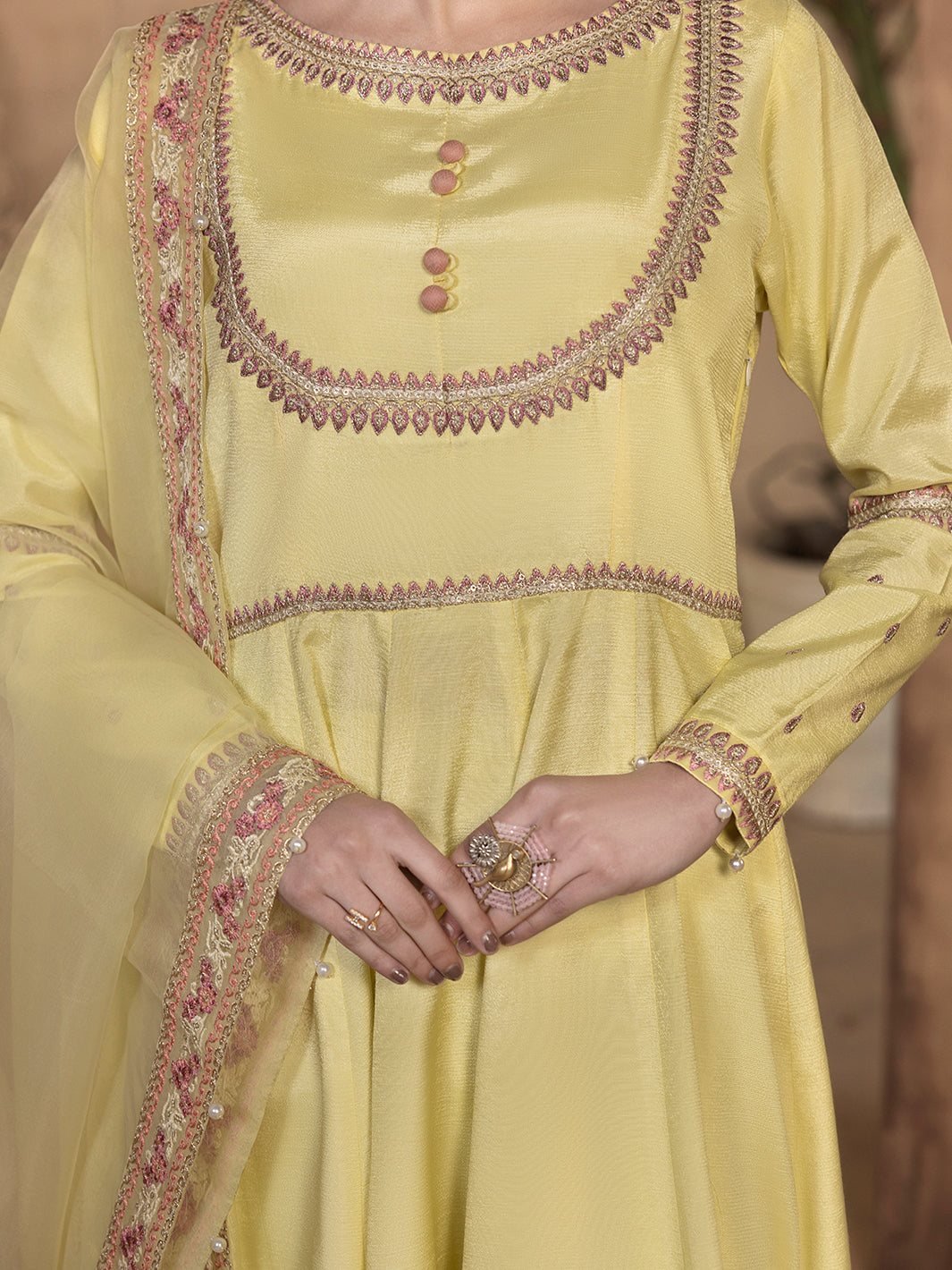 Hem Stitch | Raw Silk Edit 25 | Sehar by Hemstitch - Designer Dress - Type: Ladies Clothes - Available at Libayah - 100% Original