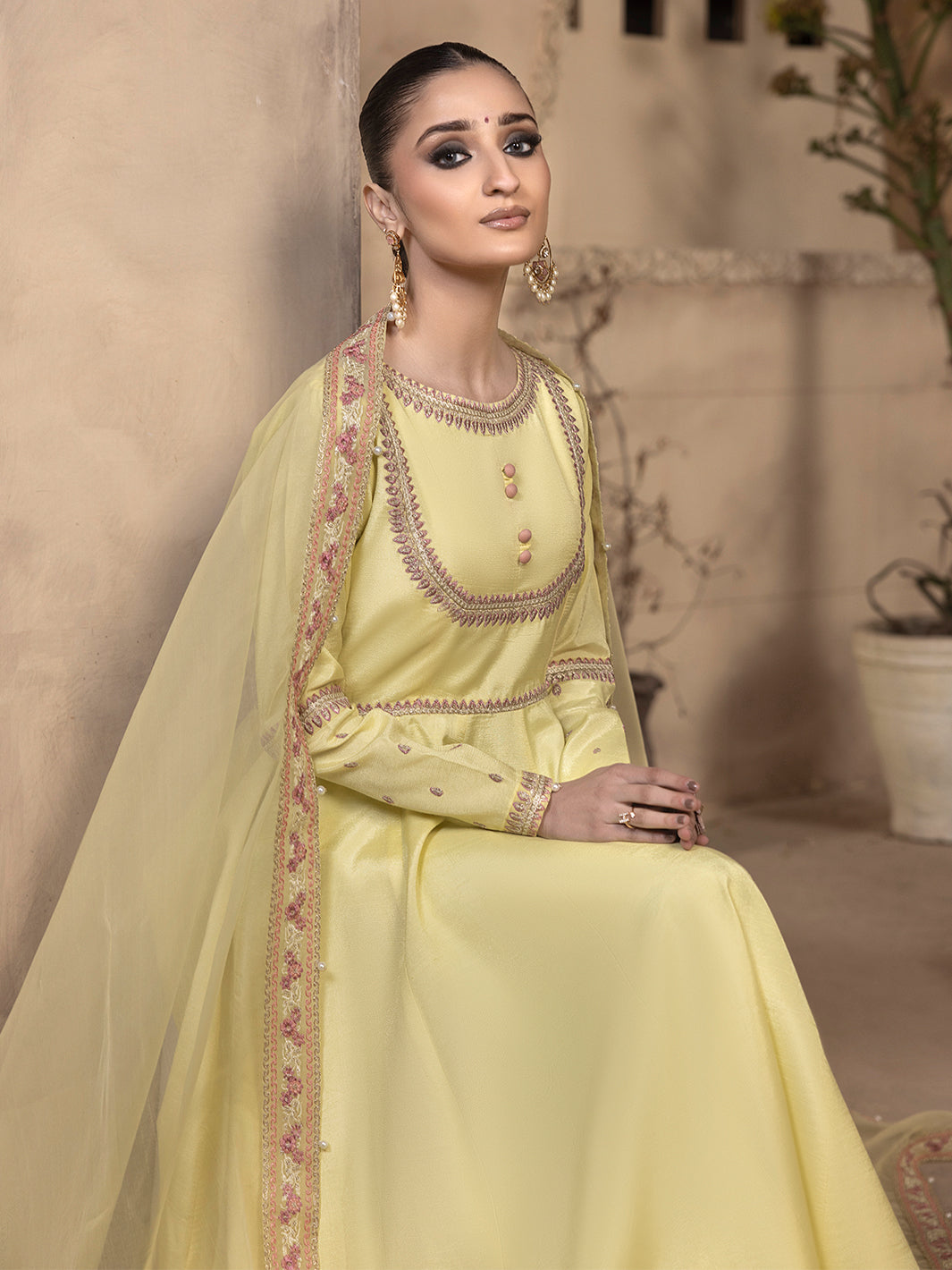 Hem Stitch | Raw Silk Edit 25 | Sehar by Hemstitch - Designer Dress - Type: Ladies Clothes - Available at Libayah - 100% Original