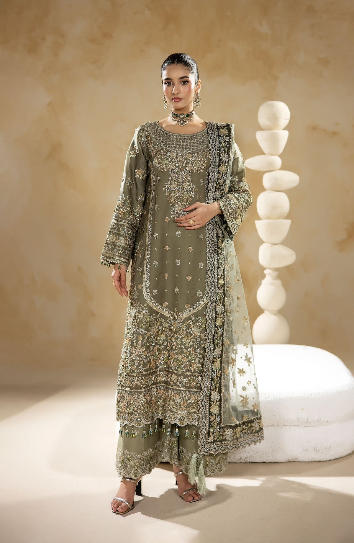 Imrozia Premium | Aurelia Formals 26 | JF-40 A Selene by Imrozia Premium - Designer Dress  - Type : Ladies Clothes - Available at Libayah - 100% Original 