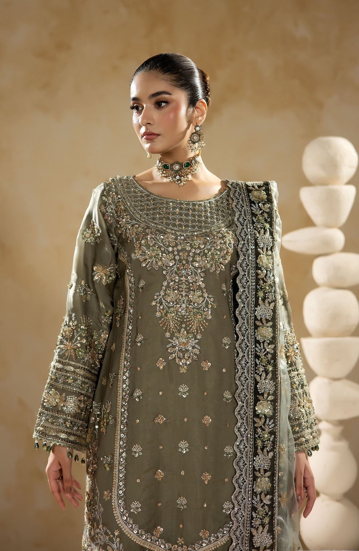 Imrozia Premium | Aurelia Formals 26 | JF-40 A Selene by Imrozia Premium - Designer Dress  - Type : Ladies Clothes - Available at Libayah - 100% Original 