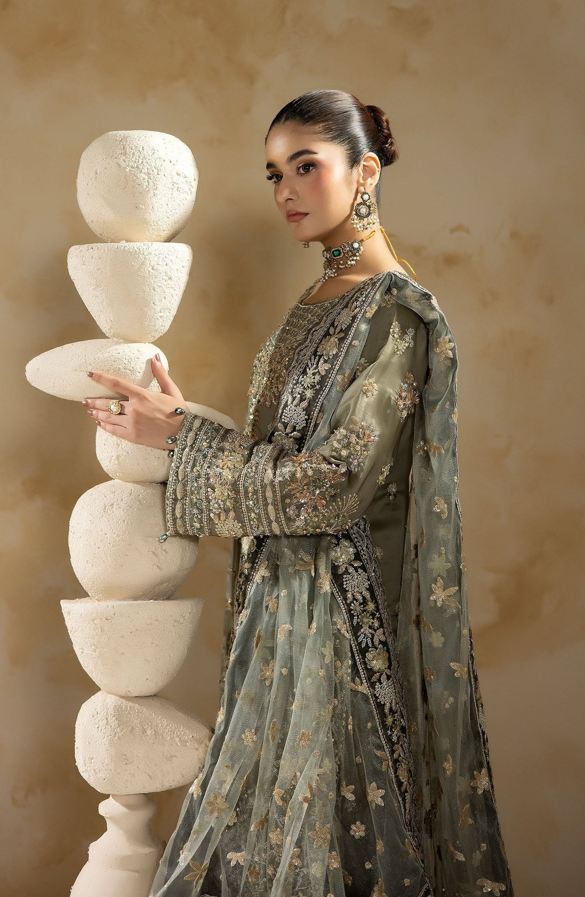 Imrozia Premium | Aurelia Formals 26 | JF-40 A Selene by Imrozia Premium - Designer Dress  - Type : Ladies Clothes - Available at Libayah - 100% Original 