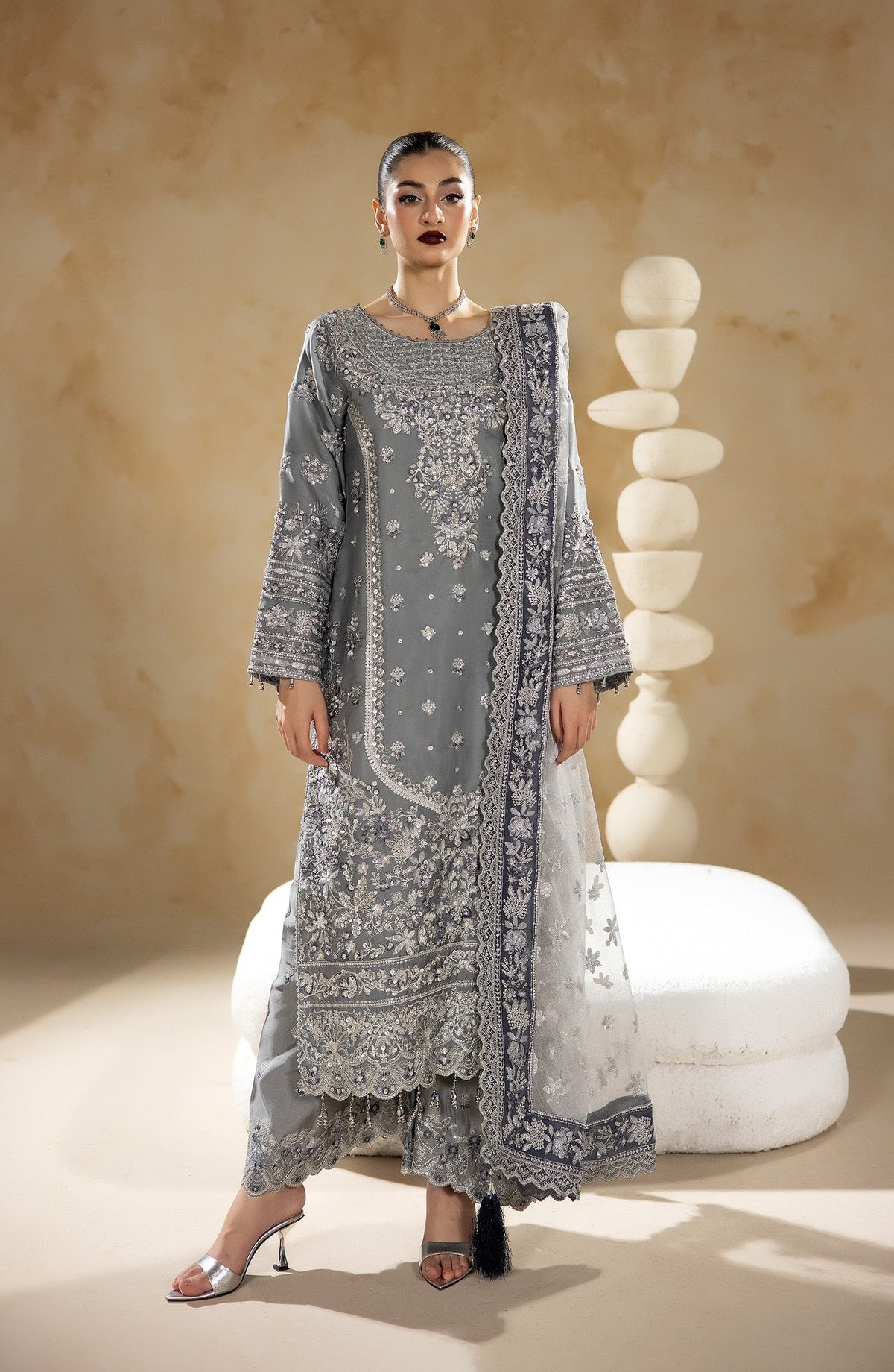 Imrozia Premium | Aurelia Formals 26 | JF-40 B Selene by Imrozia Premium - Designer Dress  - Type : Ladies Clothes - Available at Libayah - 100% Original 