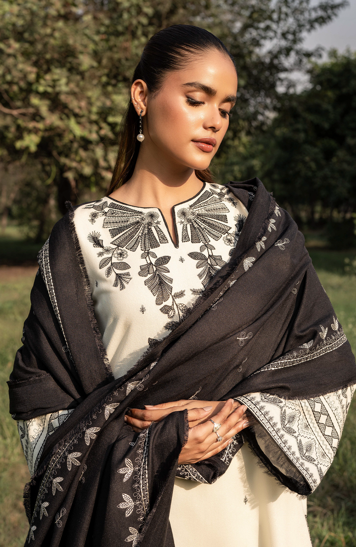 Seran | Whisper Garden Winter 24 |  Pearl by Seran - Designer Dress - Type: Ladies Clothes - Available at Libayah - 100% Original