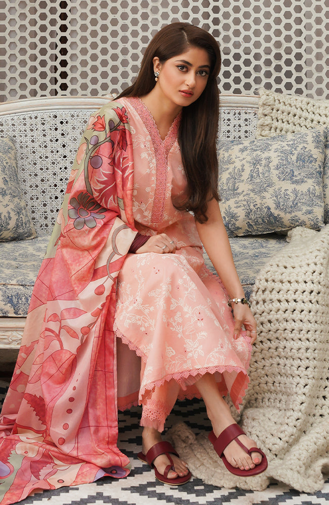 Seran | Afsanah Lawn 24 | Elnaz by Seran - Designer Dress - Type: Ladies Clothes - Available at Libayah - 100% Original