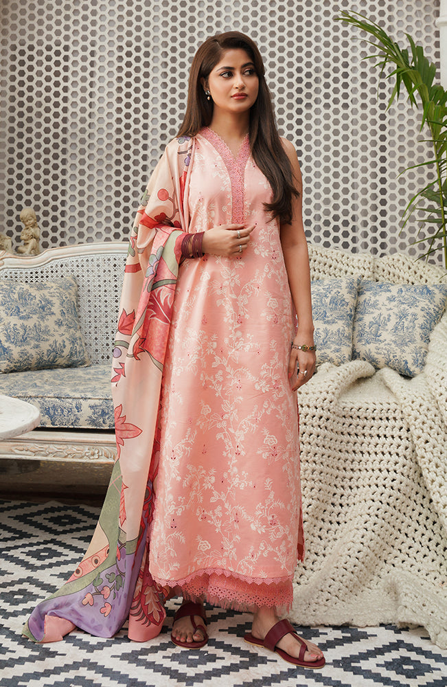 Seran | Afsanah Lawn 24 | Elnaz by Seran - Designer Dress - Type: Ladies Clothes - Available at Libayah - 100% Original