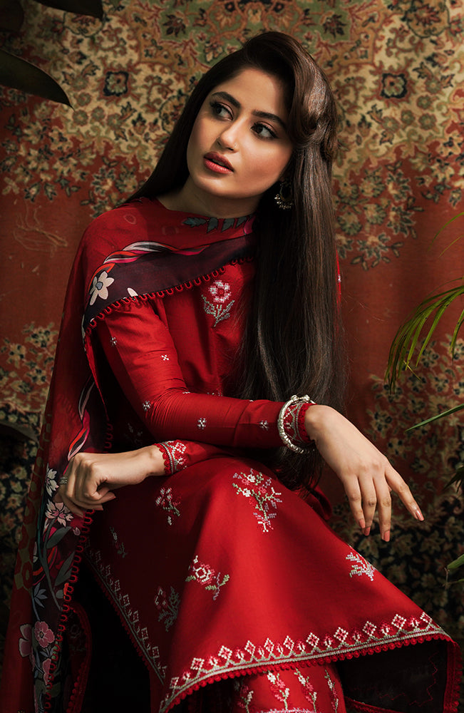 Seran | Afsanah Lawn 24 | Shadab by Seran - Designer Dress - Type: Ladies Clothes - Available at Libayah - 100% Original