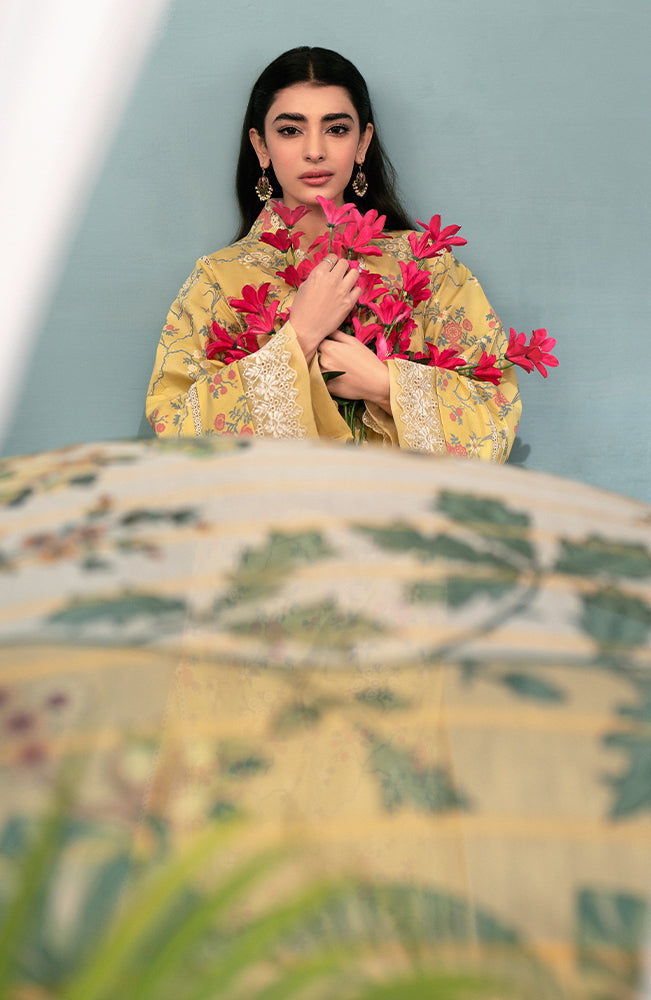 Seran | Afsanah Lawn 24 | Nehan by Seran - Designer Dress - Type: Ladies Clothes - Available at Libayah - 100% Original