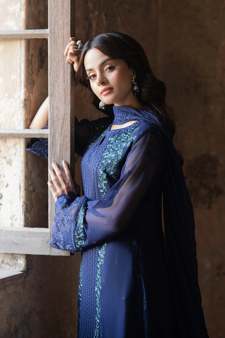 Azure | Ensembles Embroidered Formals | Serene Sapphire by Azure - Designer Dress - Type: Ladies Clothes - Available at Libayah - 100% Original