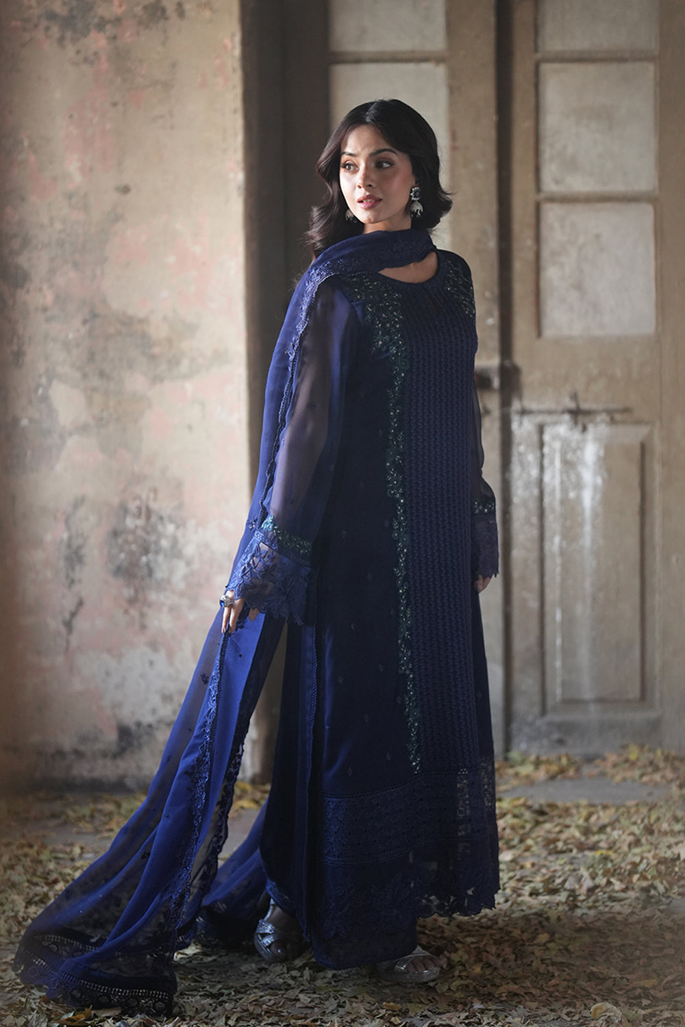 Azure | Ensembles | Serene Sapphire by Azure - Designer Dress  - Type : Ladies Clothes - Available at Libayah - 100% Original 