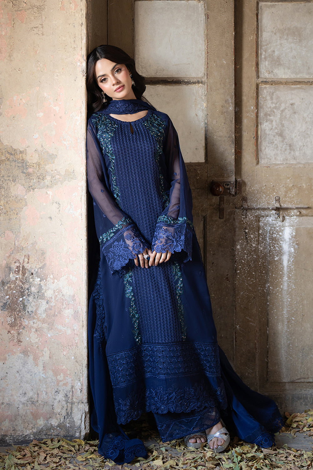 Azure | Ensembles | Serene Sapphire by Azure - Designer Dress  - Type : Ladies Clothes - Available at Libayah - 100% Original 