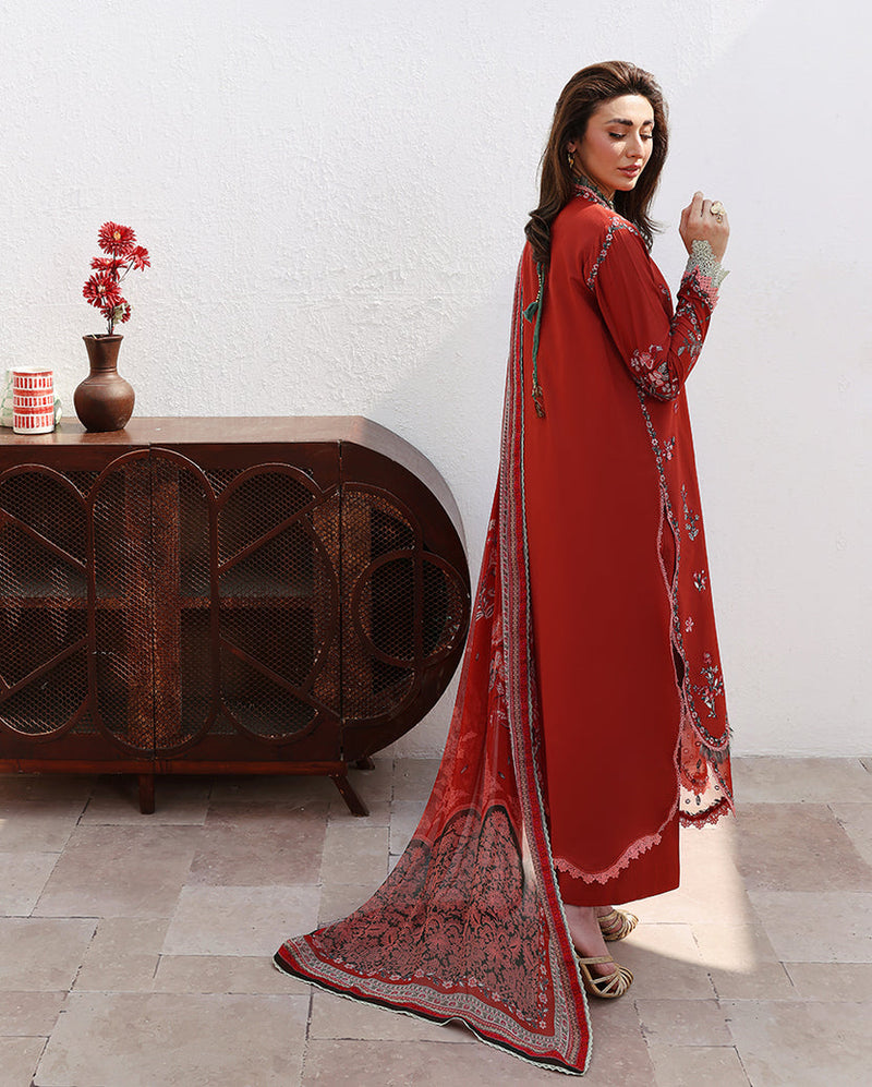 Roheenaz | Floral Reverie Luxury Lawn | Serene Bloom by Roheenaz - Designer Dress  - Type : Ladies Clothes - Available at Libayah - 100% Original 