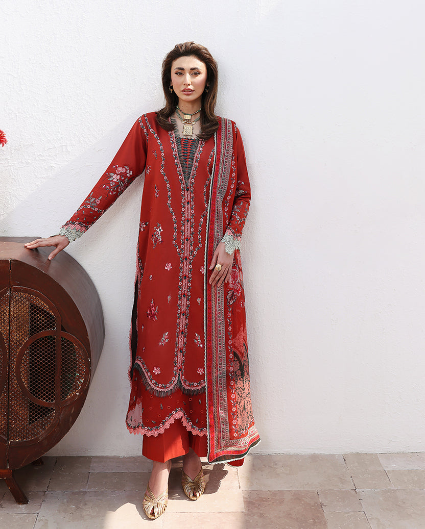 Roheenaz | Floral Reverie Luxury Lawn | Serene Bloom by Roheenaz - Designer Dress  - Type : Ladies Clothes - Available at Libayah - 100% Original 