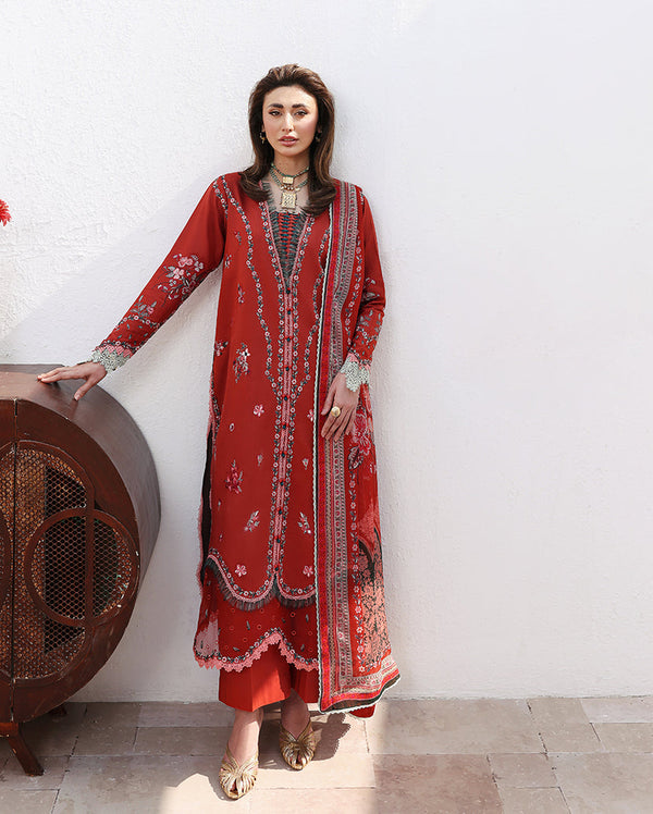 Roheenaz | Floral Reverie Luxury Lawn | Serene Bloom by Roheenaz - Designer Dress  - Type : Ladies Clothes - Available at Libayah - 100% Original 