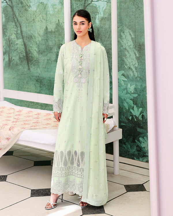 Roheenaz | Veil of Summer Chikankari | Serene Dusk by Roheenaz - Designer Dress  - Type : Ladies Clothes - Available at Libayah - 100% Original 