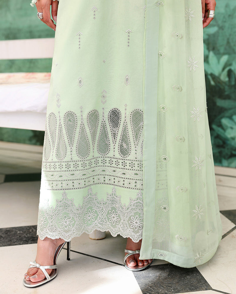 Roheenaz | Veil of Summer Chikankari | Serene Dusk by Roheenaz - Designer Dress  - Type : Ladies Clothes - Available at Libayah - 100% Original 