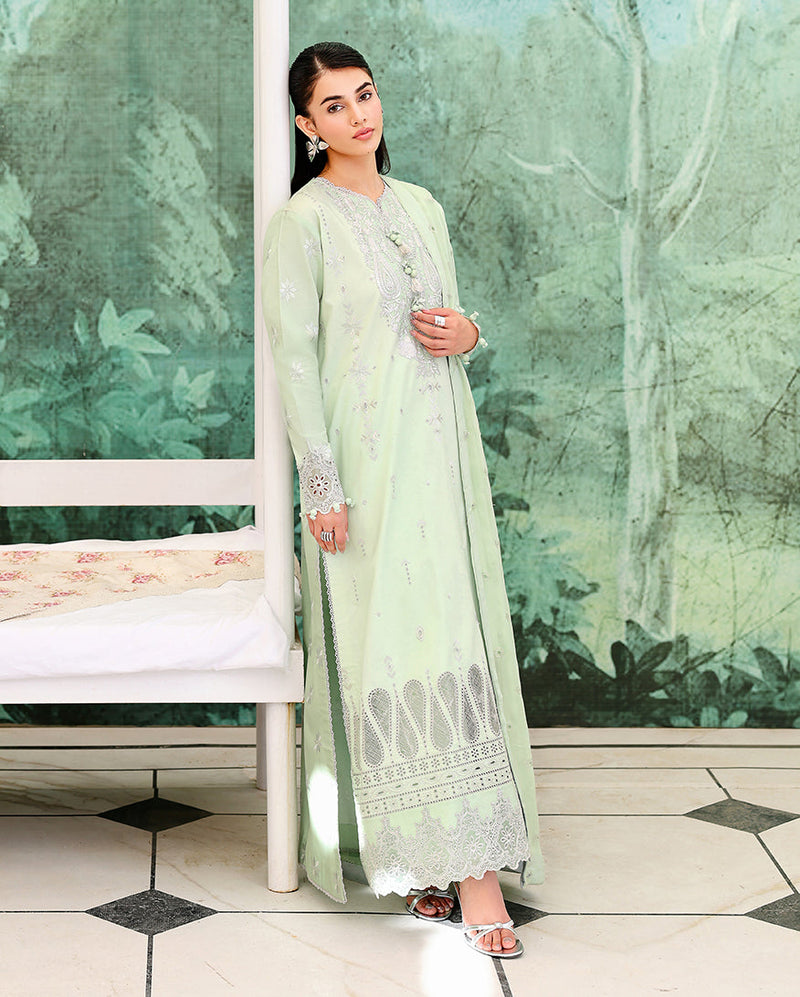 Roheenaz | Veil of Summer Chikankari | Serene Dusk by Roheenaz - Designer Dress  - Type : Ladies Clothes - Available at Libayah - 100% Original 