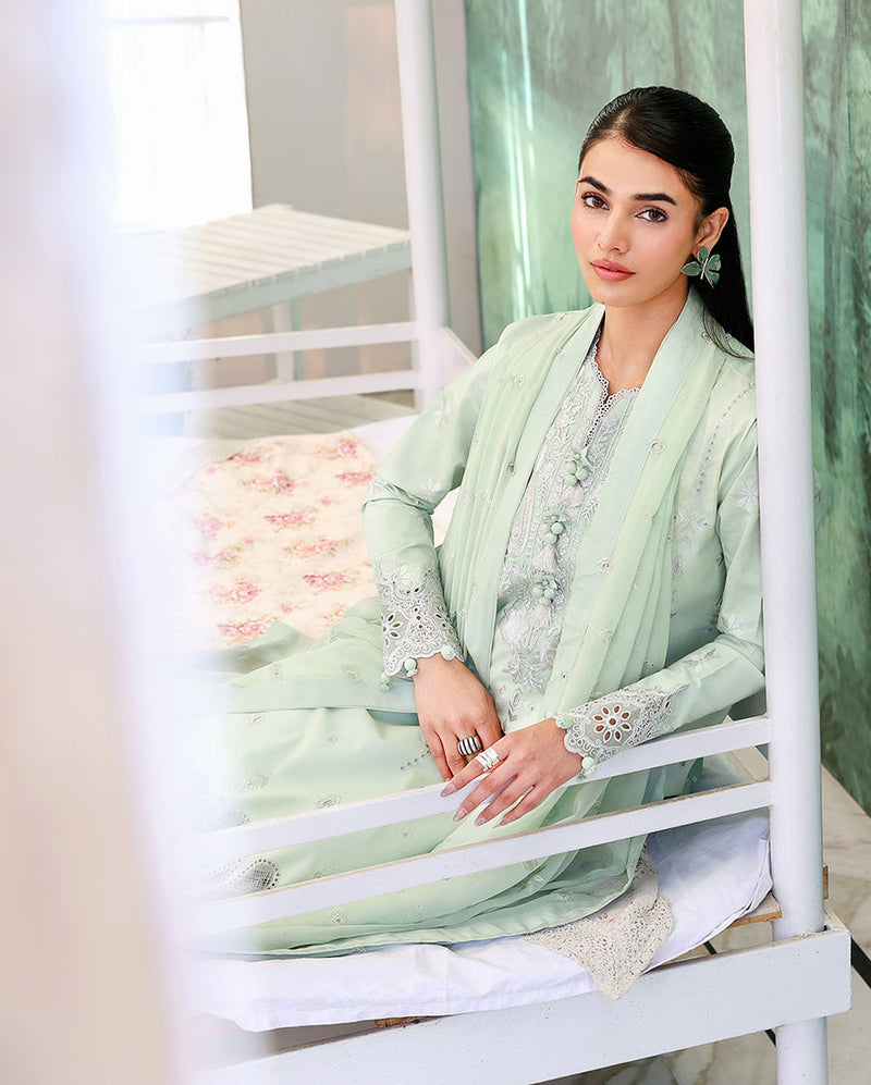 Roheenaz | Veil of Summer Chikankari | Serene Dusk by Roheenaz - Designer Dress  - Type : Ladies Clothes - Available at Libayah - 100% Original 