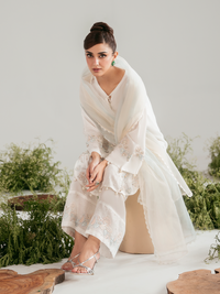 Afrozeh | Basic Pret 26 RTW | NACRE by Afrozeh - Designer Dress  - Type : Ladies Clothes - Available at Libayah - 100% Original 