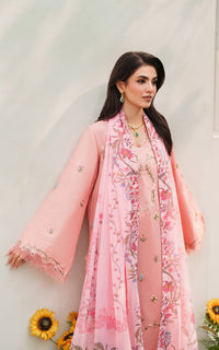 Asifa and Nabeel | Eden Cambric 25 | Serene Blush ECU25-01 by Asifa and Nabeel - Designer Dress  - Type : Ladies Clothes - Available at Libayah - 100% Original 