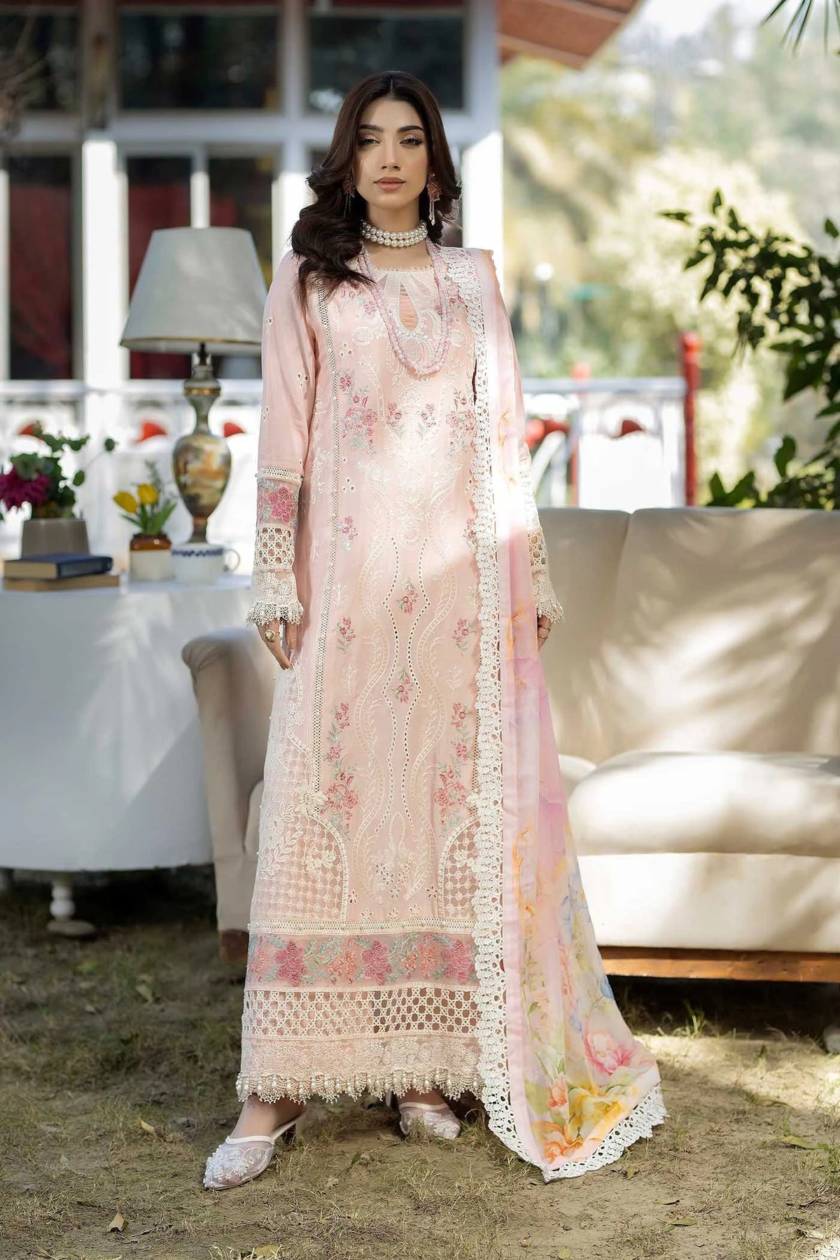 Adans Libas | Serene Luxury Lawn | SERENE 1746 by Adans Libas - Designer Dress  - Type : Ladies Clothes - Available at Libayah - 100% Original 
