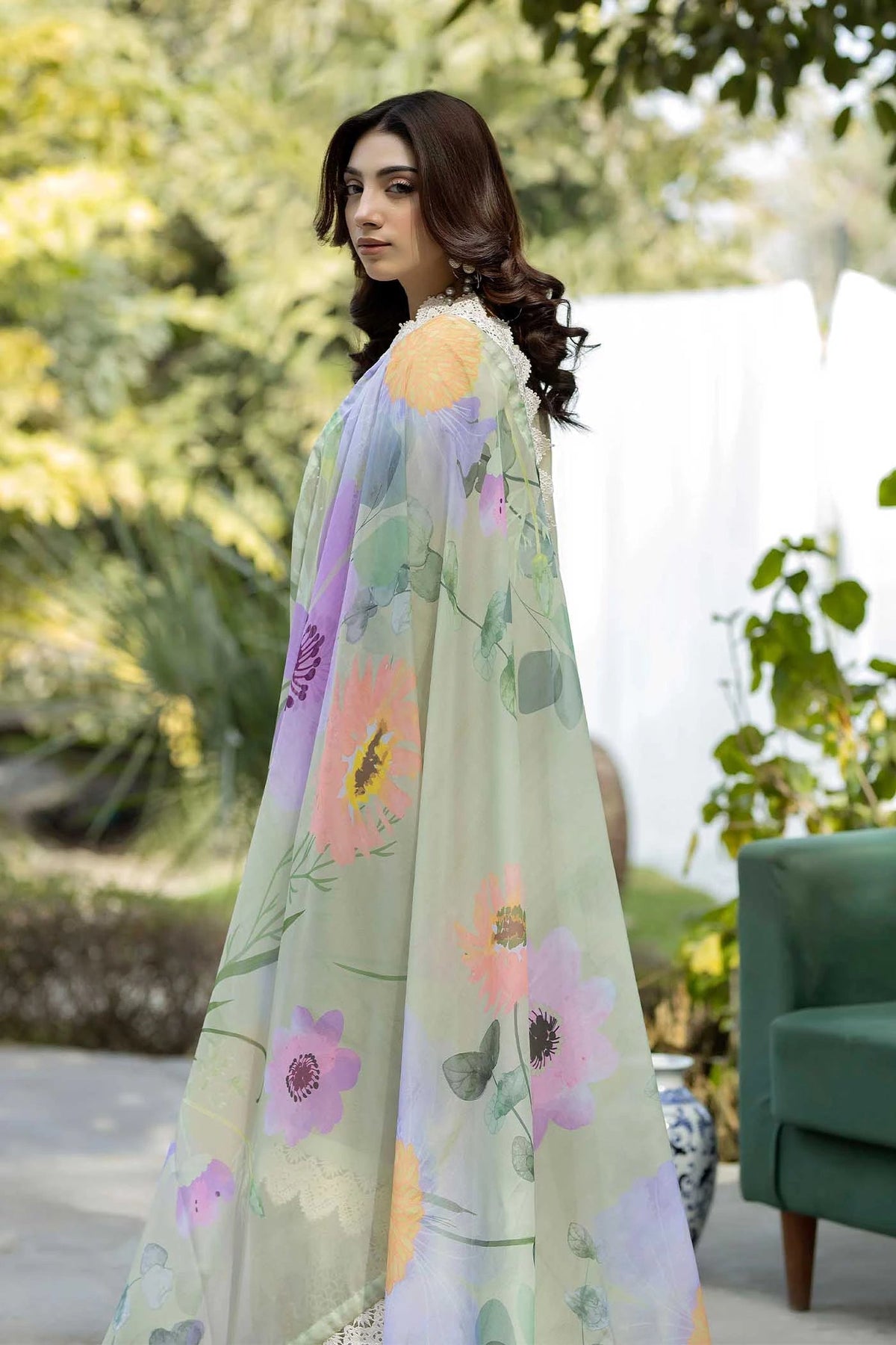 Adans Libas | Serene Luxury Lawn | SERENE 1748 by Adans Libas - Designer Dress  - Type : Ladies Clothes - Available at Libayah - 100% Original 