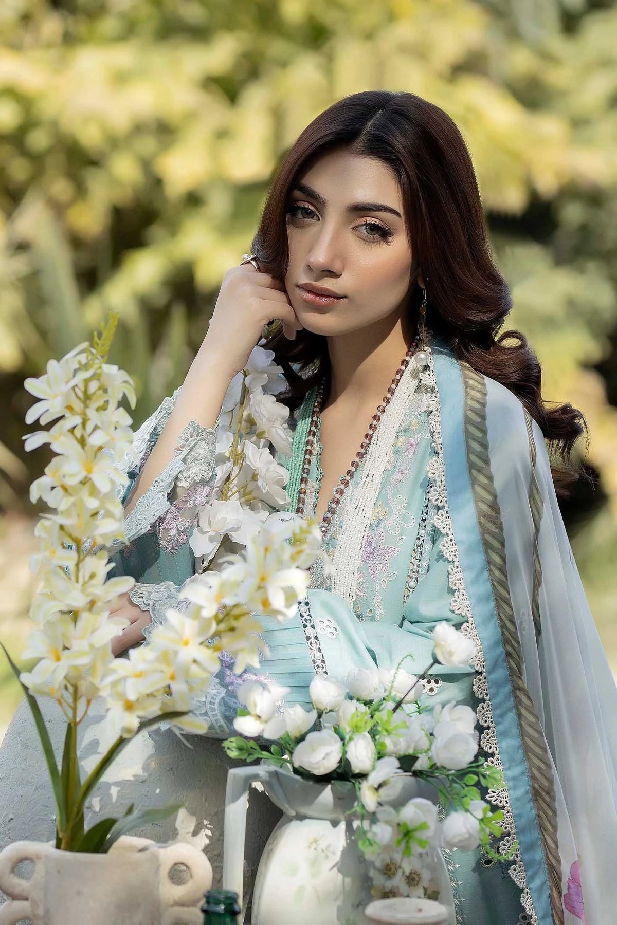 Adans Libas | Serene Luxury Lawn | SERENE 1745 by Adans Libas - Designer Dress  - Type : Ladies Clothes - Available at Libayah - 100% Original 