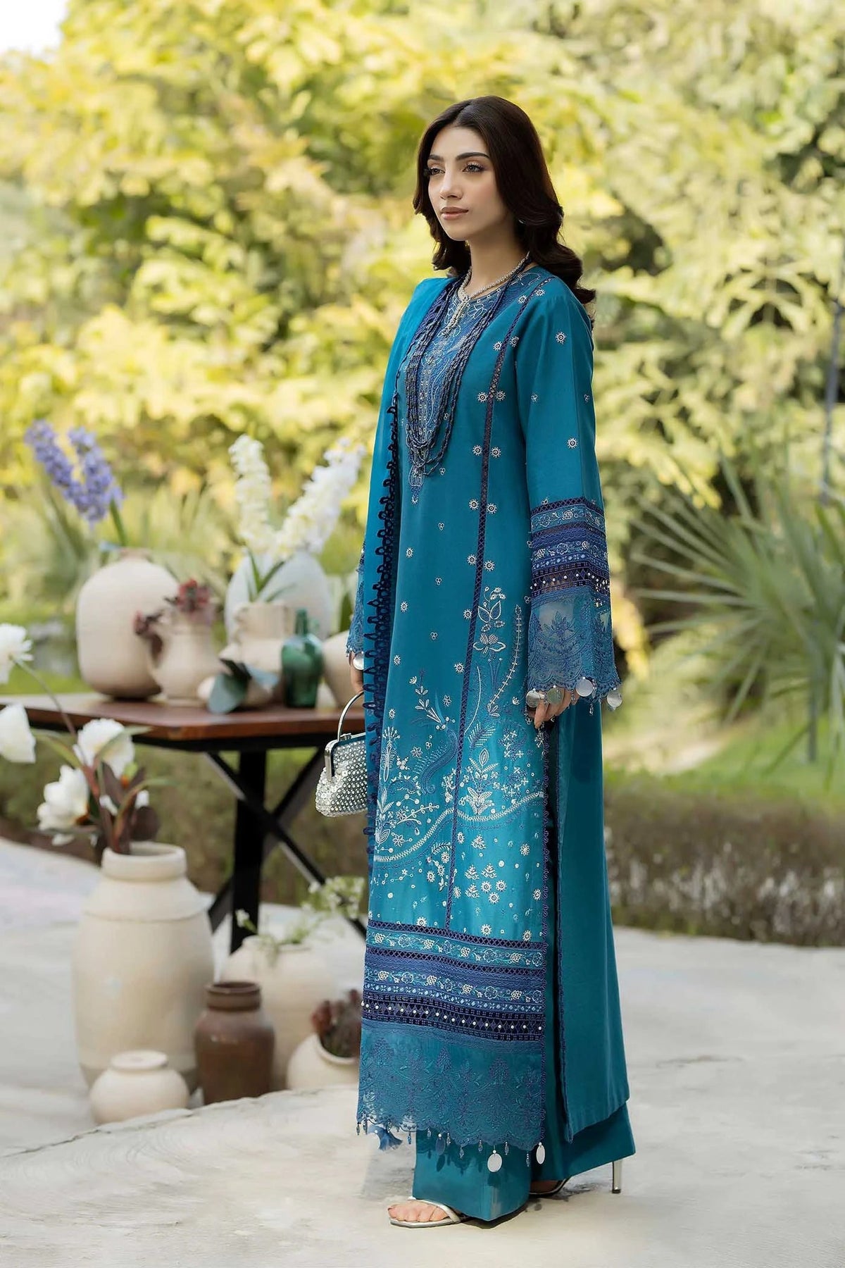 Adans Libas | Serene Luxury Lawn | SERENE 1749 by Adans Libas - Designer Dress  - Type : Ladies Clothes - Available at Libayah - 100% Original 