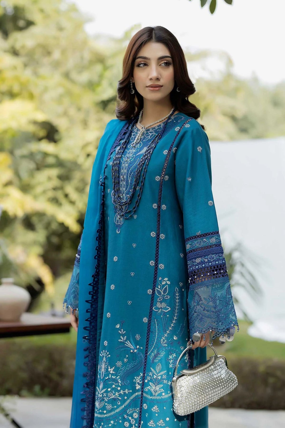 Adans Libas | Serene Luxury Lawn | SERENE 1749 by Adans Libas - Designer Dress  - Type : Ladies Clothes - Available at Libayah - 100% Original 