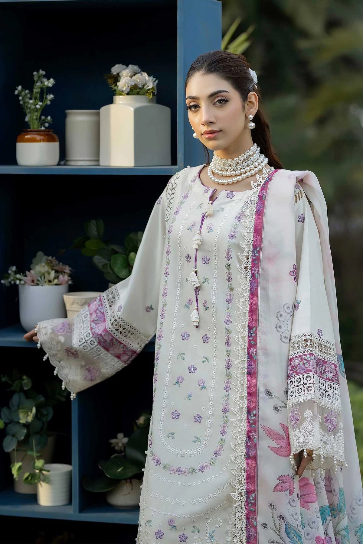 Adans Libas | Serene Luxury Lawn | SERENE 1742 by Adans Libas - Designer Dress  - Type : Ladies Clothes - Available at Libayah - 100% Original 