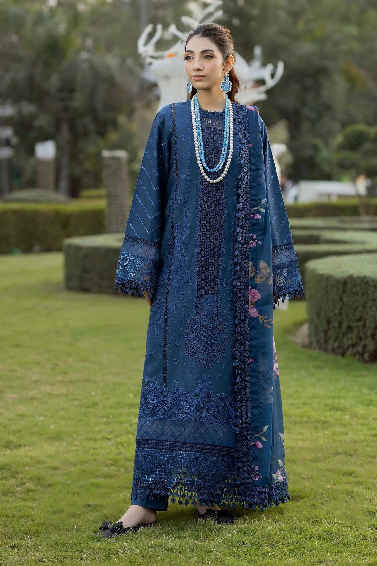 Adans Libas | Serene Luxury Lawn | SERENE 1741 by Adans Libas - Designer Dress  - Type : Ladies Clothes - Available at Libayah - 100% Original 