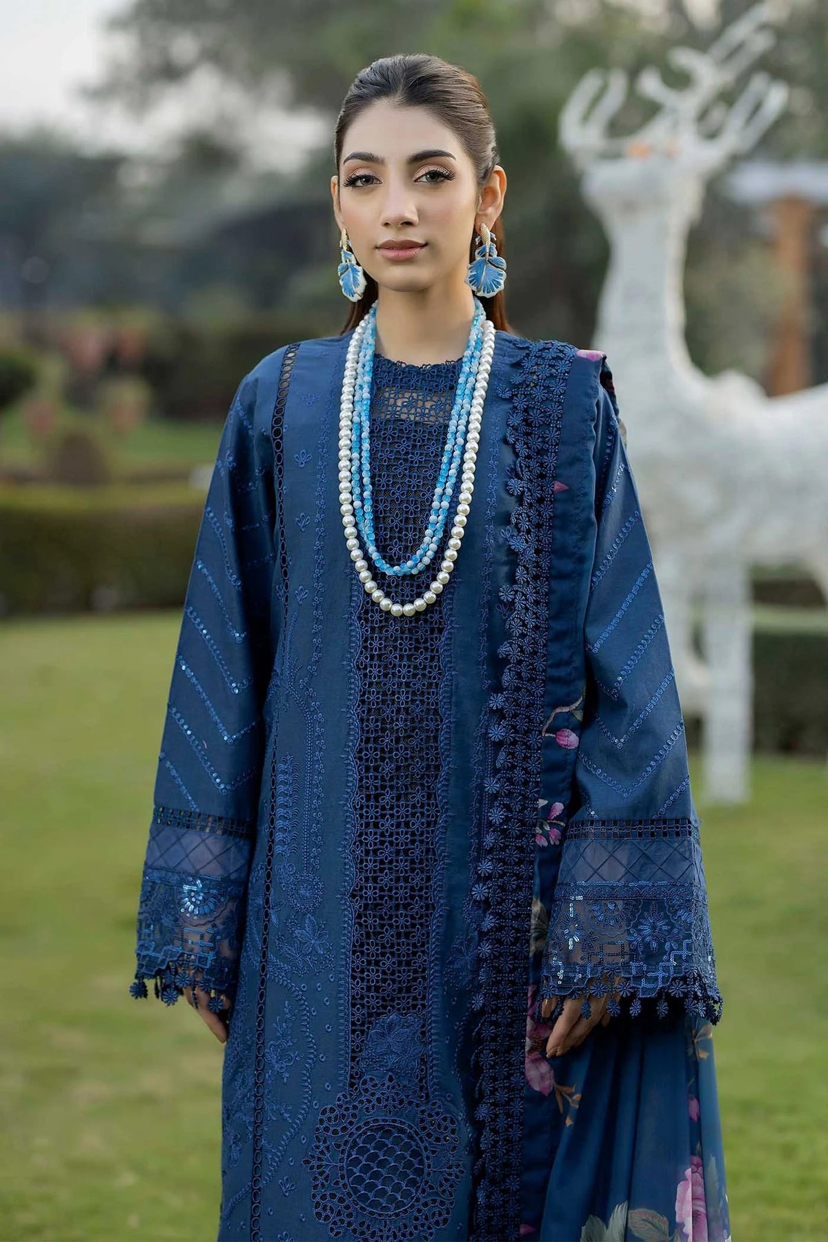 Adans Libas | Serene Luxury Lawn | SERENE 1741 by Adans Libas - Designer Dress  - Type : Ladies Clothes - Available at Libayah - 100% Original 