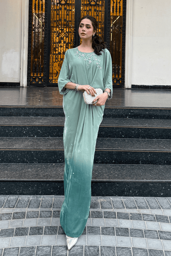 Erum Khan | Velvet Edit | Serenity - Designer Dress - Type : Ladies Clothes - Available at Libayah - 100% Original