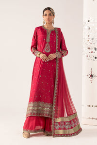 Maria B | Luxury Formals Pre Fall | SF-PF26-10-Pink by Maria B - Designer Dress  - Type : Ladies Clothes - Available at Libayah - 100% Original 