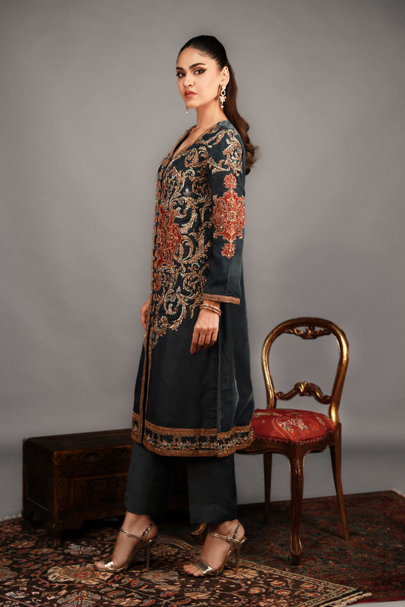 Shamaeel Ansari | Renaissance Empire |   TRE-11 by Shamaeel Ansari - Designer Dress - Type: Ladies Clothes - Available at Libayah - 100% Original