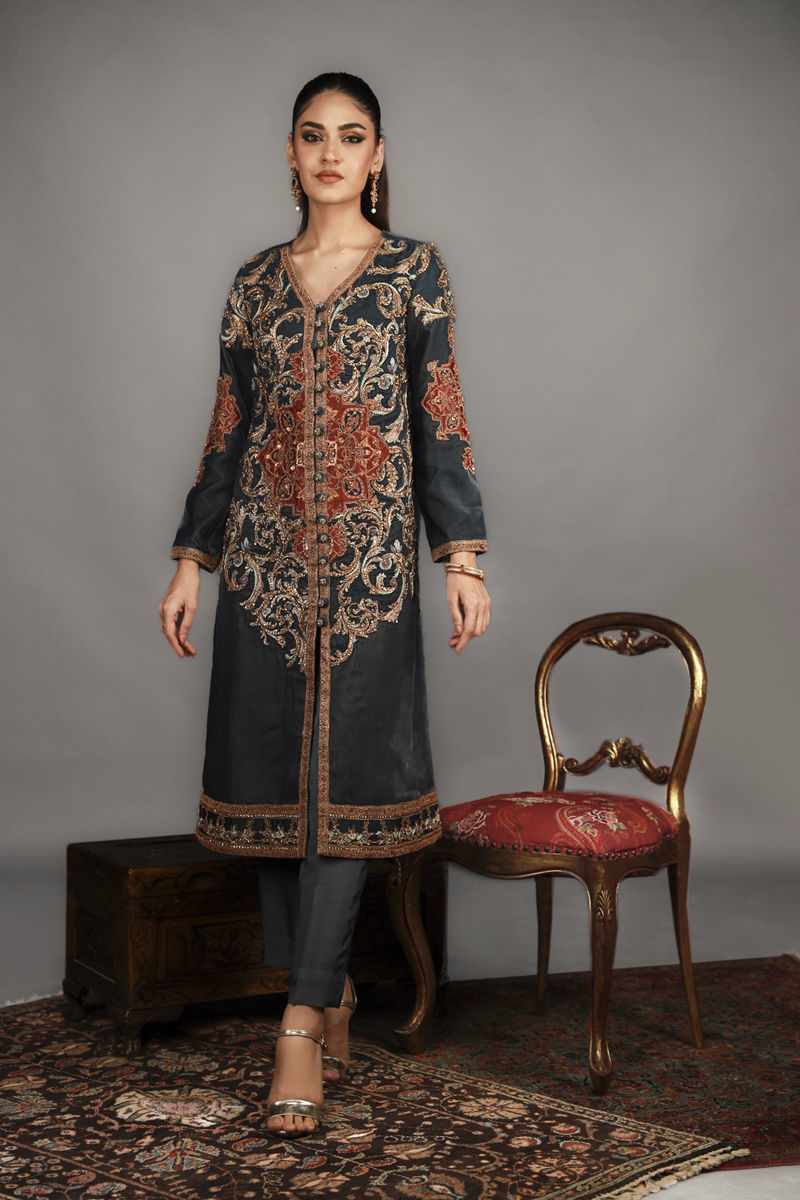 Shamaeel Ansari | Renaissance Empire |   TRE-11 by Shamaeel Ansari - Designer Dress - Type: Ladies Clothes - Available at Libayah - 100% Original
